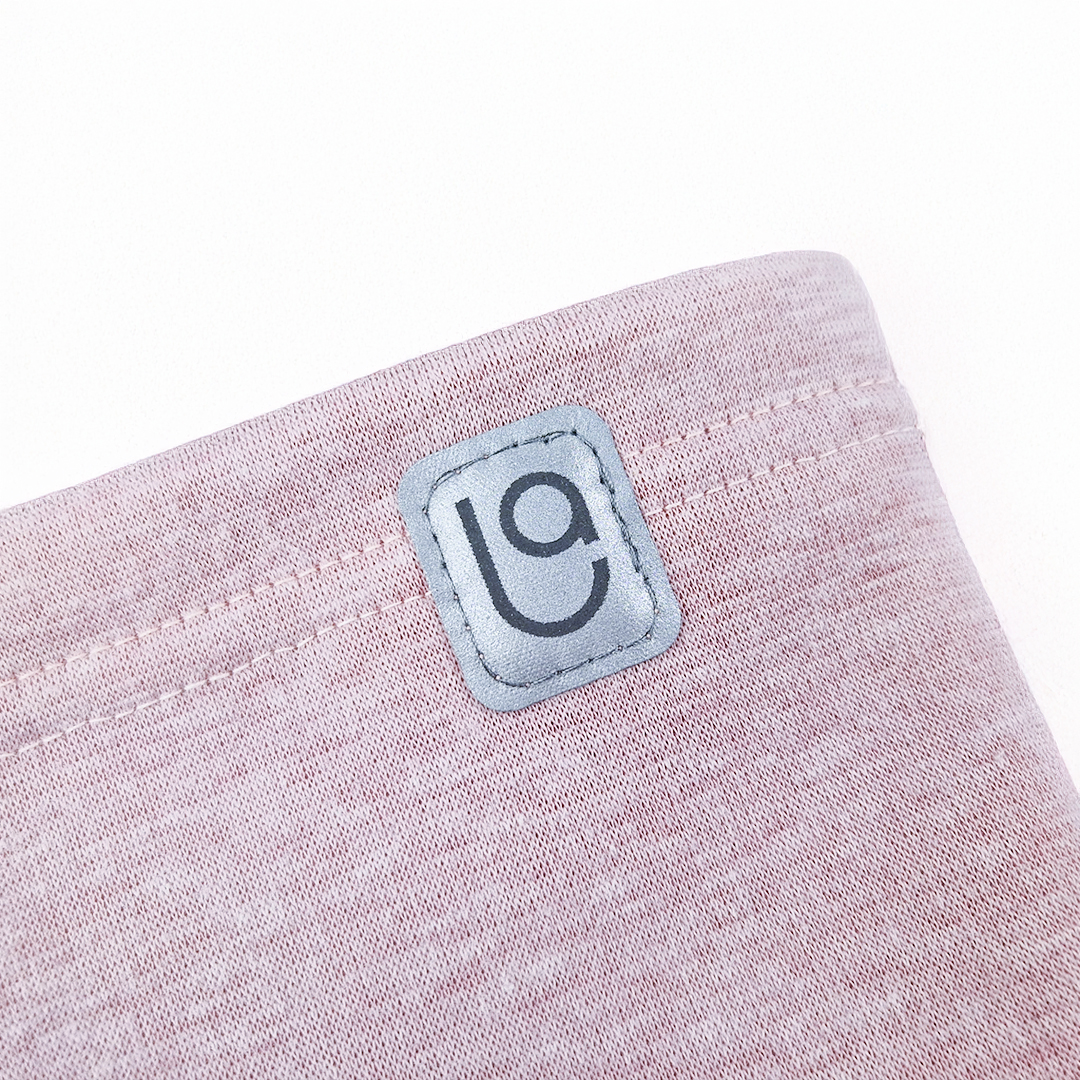 Nákrčník hřejivý - sv.růžový melír UNI