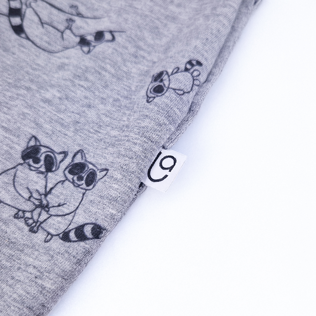 Overal smyk DR TISK lemy Outlast® - šedý melír/šedý melír mývalové 98