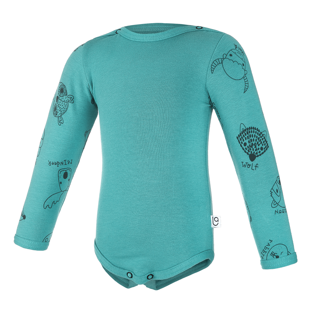 Body smyk TISK Outlast® - tm.tyrkys/tm.tyrkys zvířátka 62