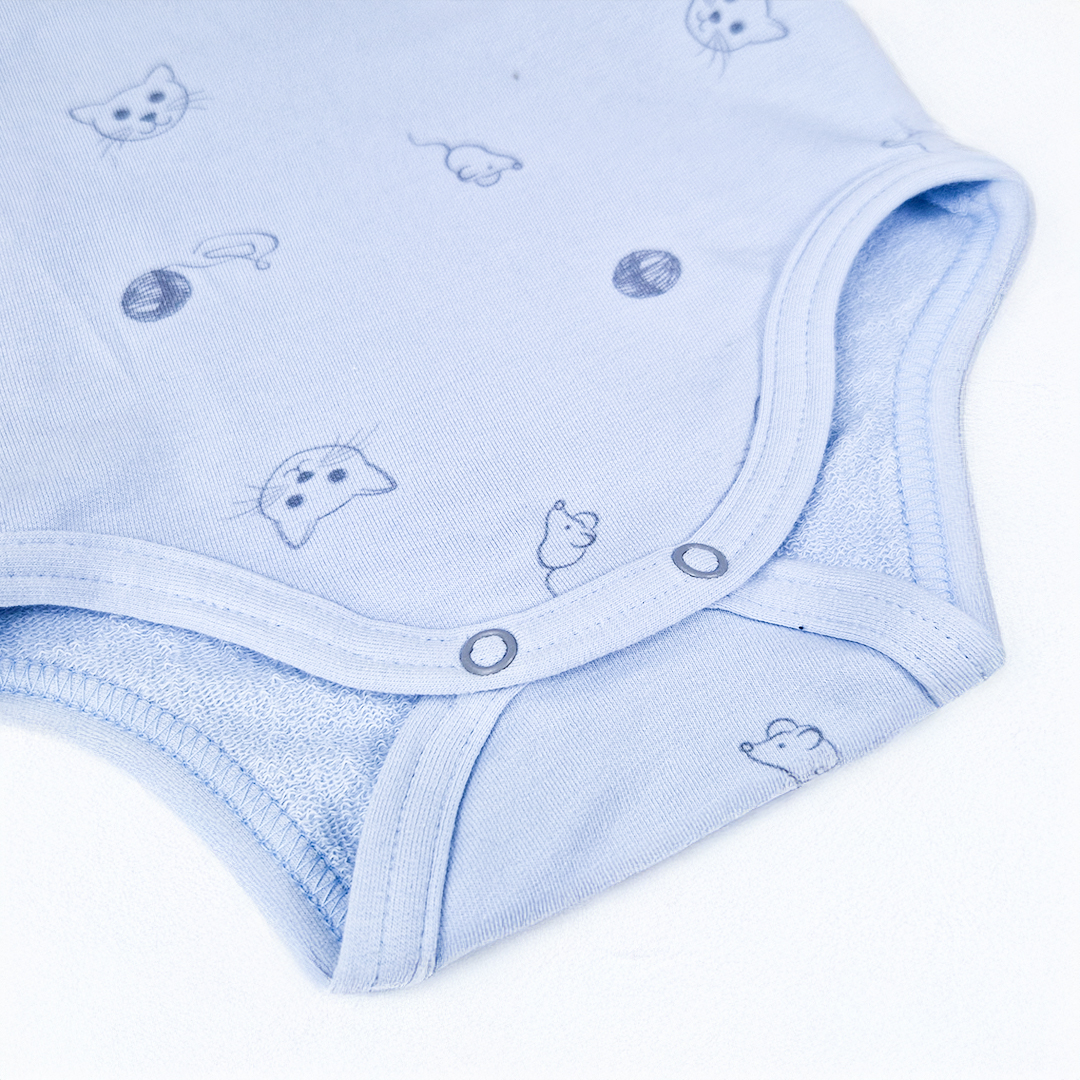 Body tričko smyk TISK Outlast® - sv.modrá koťátka 74