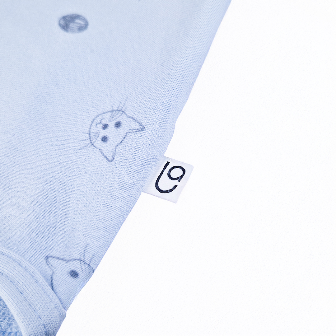 Body tričko smyk TISK Outlast® - sv.modrá koťátka 74