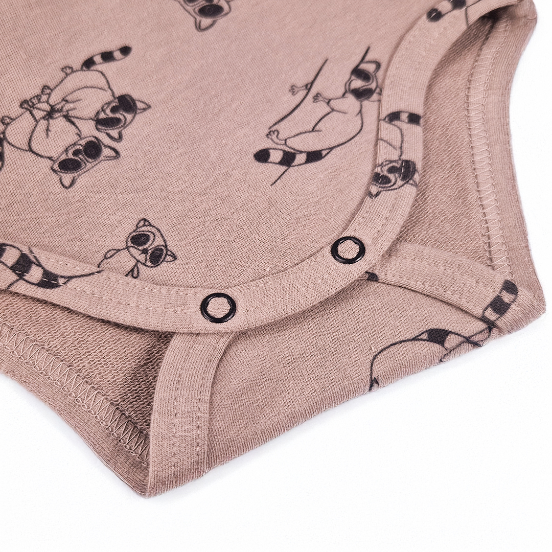 Body tričko smyk TISK Outlast® - oříšková mývalové 68