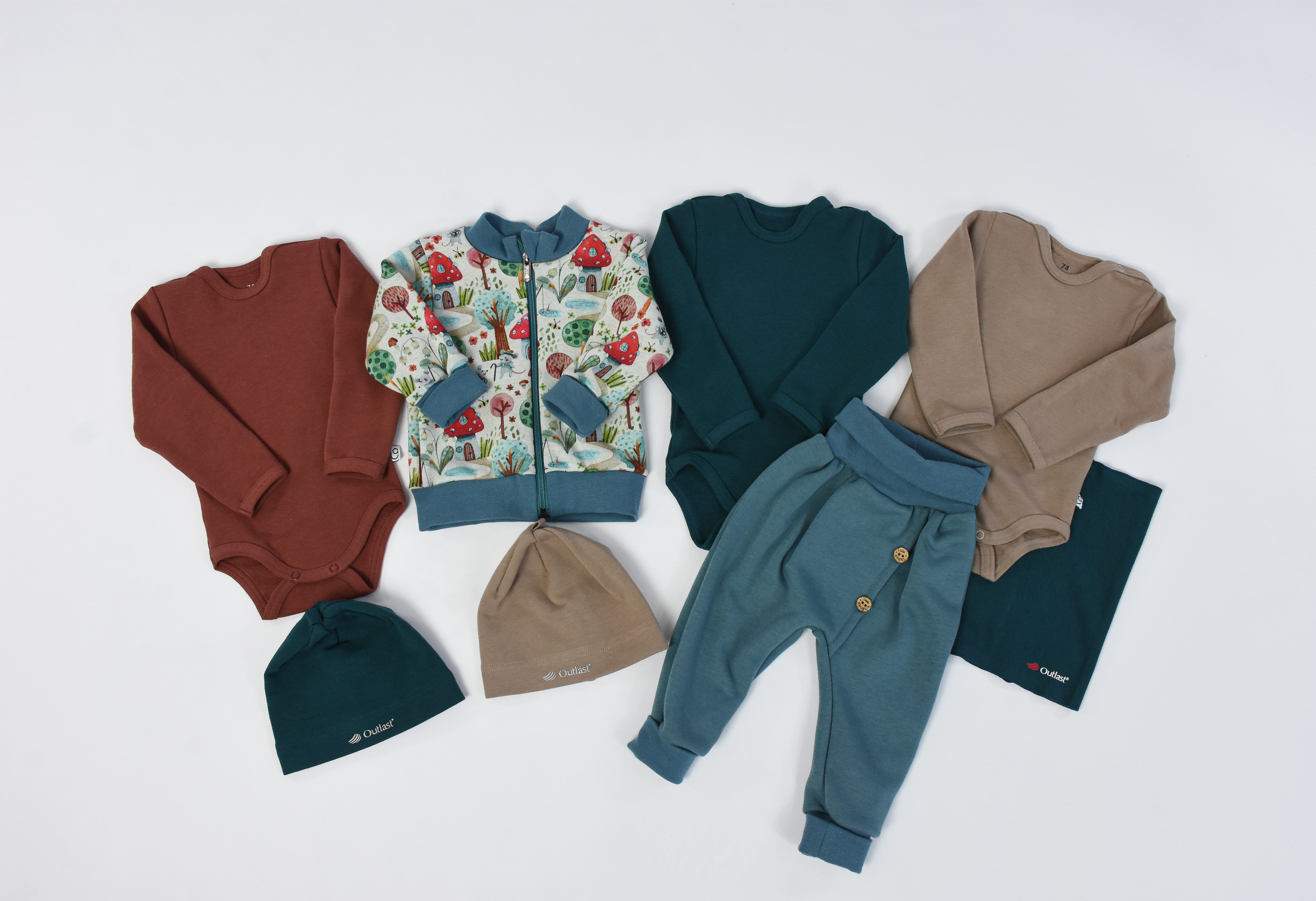 Body smyk LA Outlast® - kaštanová 74