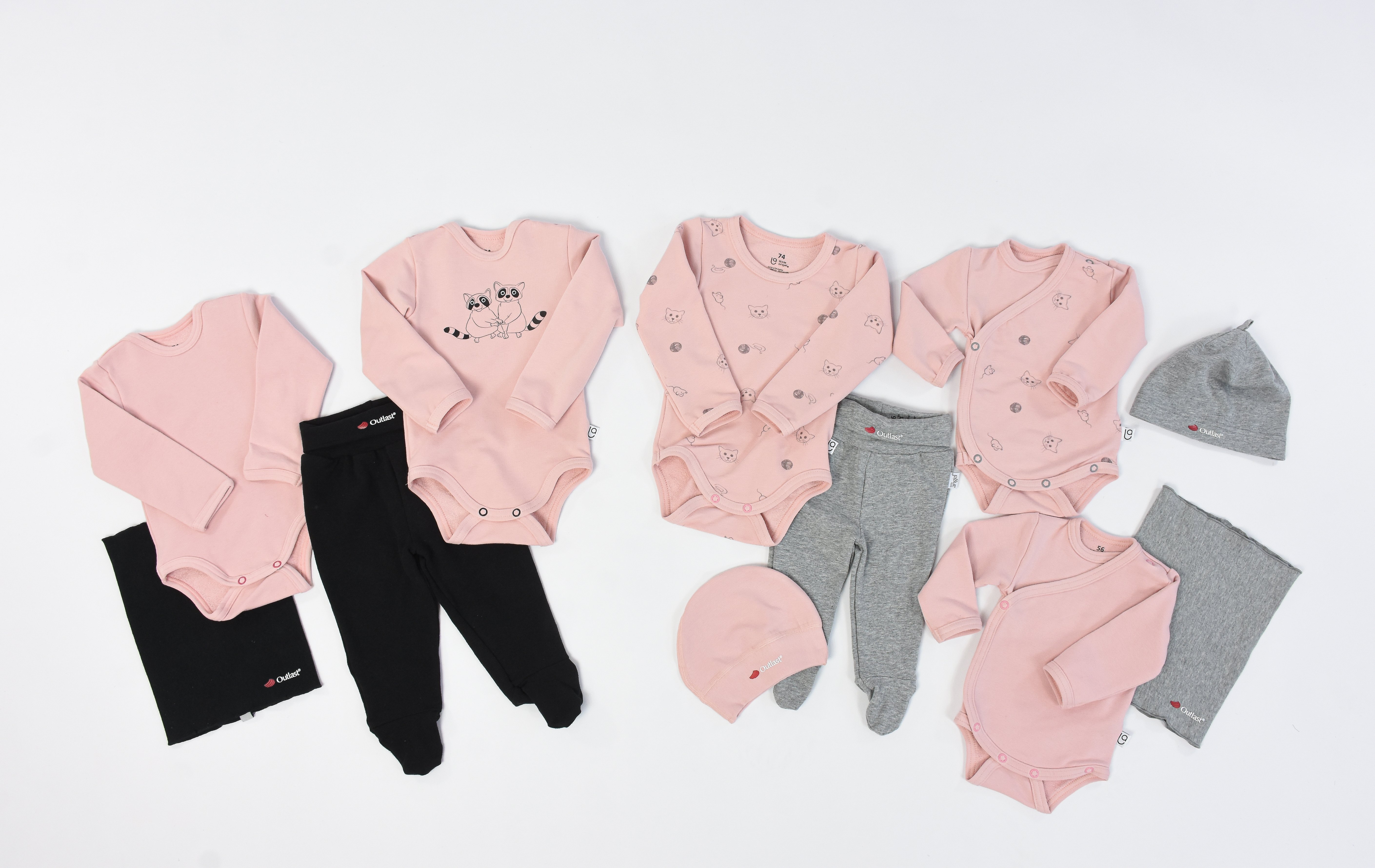 Body smyk obrázek Outlast® - sv.starorůžová 74