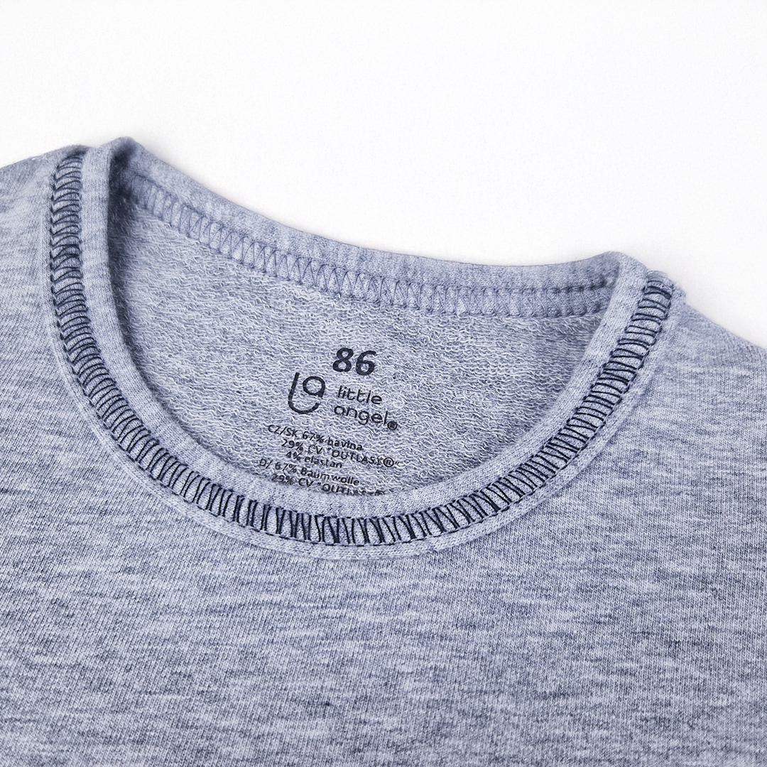 Tričko smyk obrázek DR Outlast® - šedý melír 92