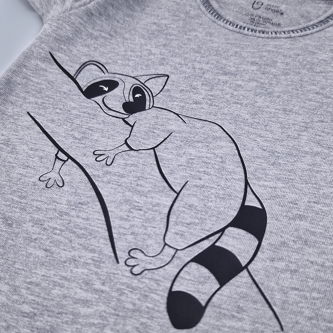 Tričko smyk obrázek DR Outlast® - šedý melír 92