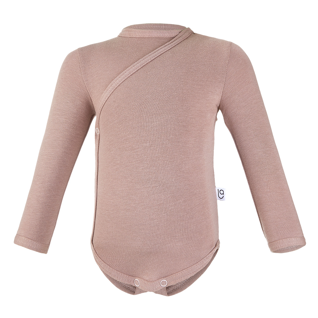 Novorozenecká sada BIO smyk Outlast® - bílá hnědý tuleň/oříšková 56