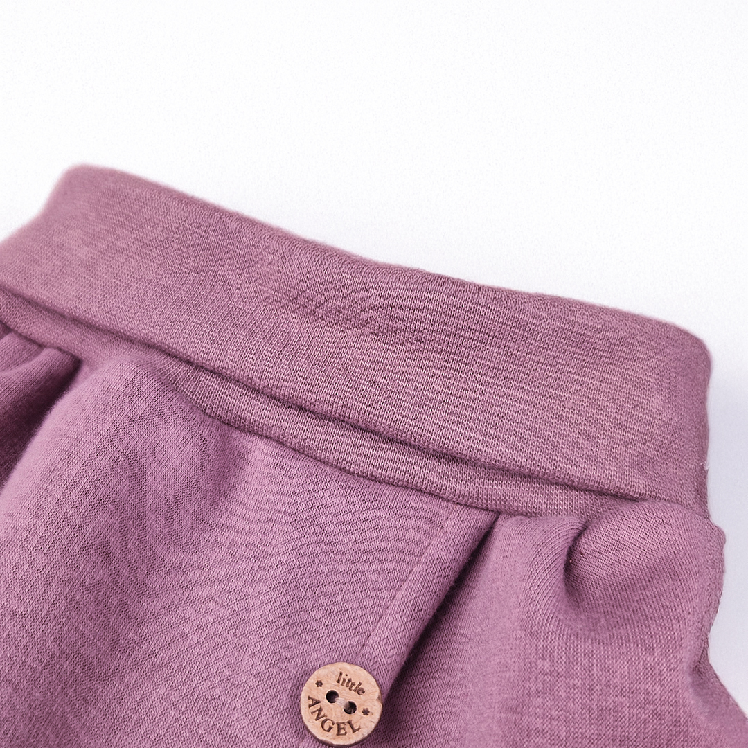 Tepláky harémky hřejivé - starorůžová 68