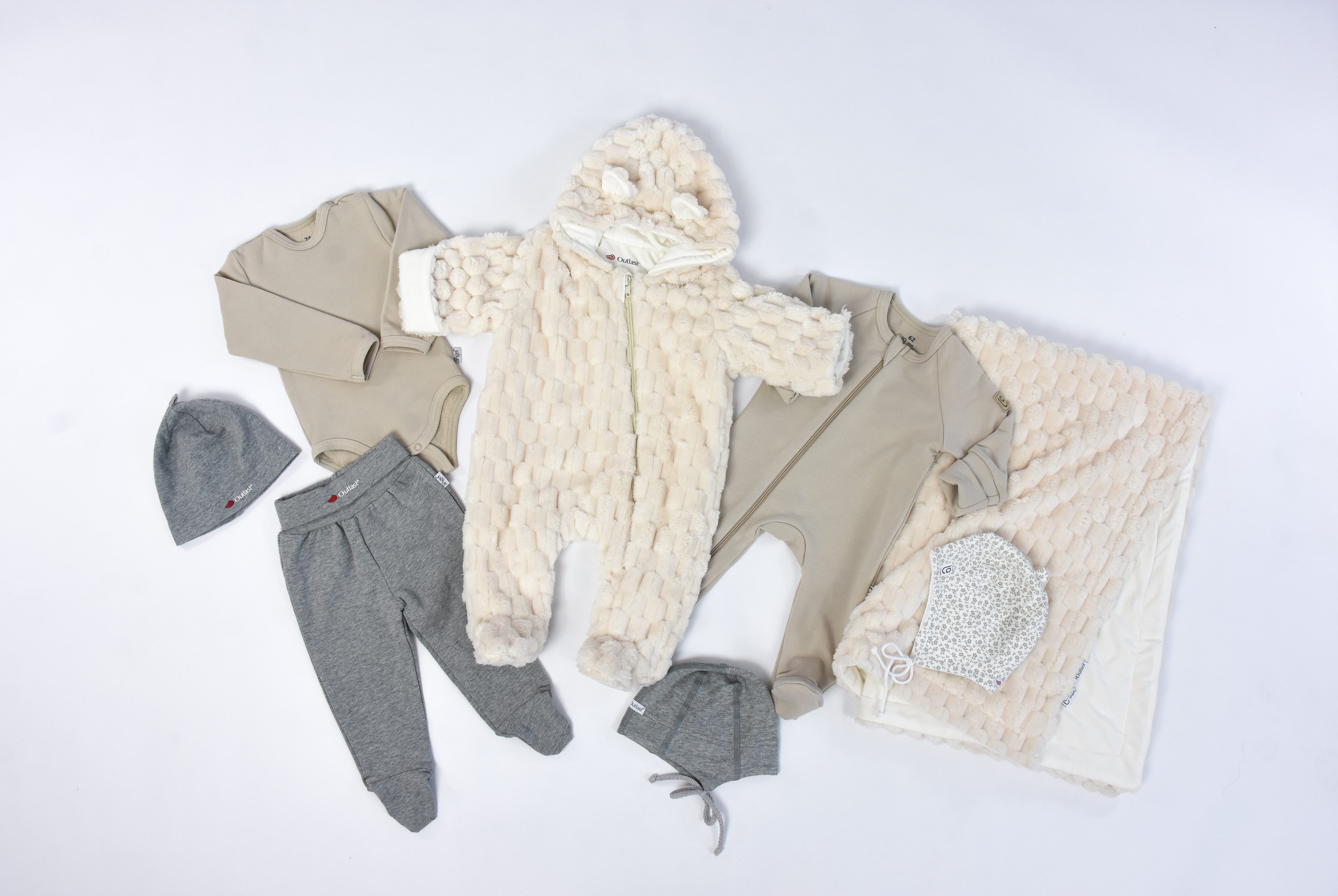 Deka dvojitá MAZLÍK Outlast® - smetanová/bílá káva