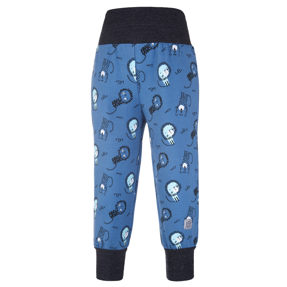 Tepláky - denim lvíčci 104