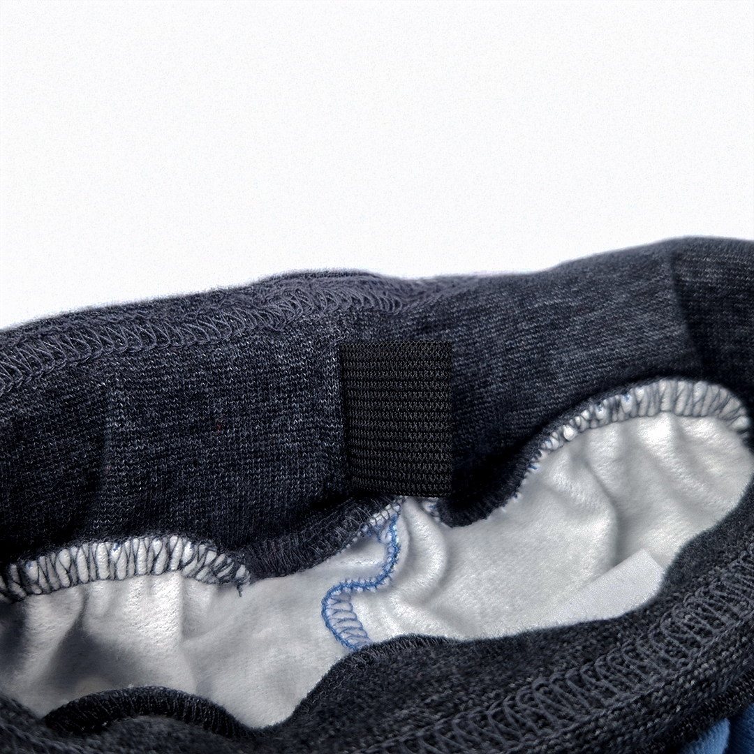 Tepláky - denim lvíčci 104