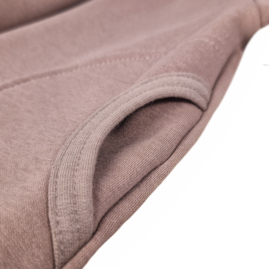 Mikina hřejivá rozepínací - hnědá 128