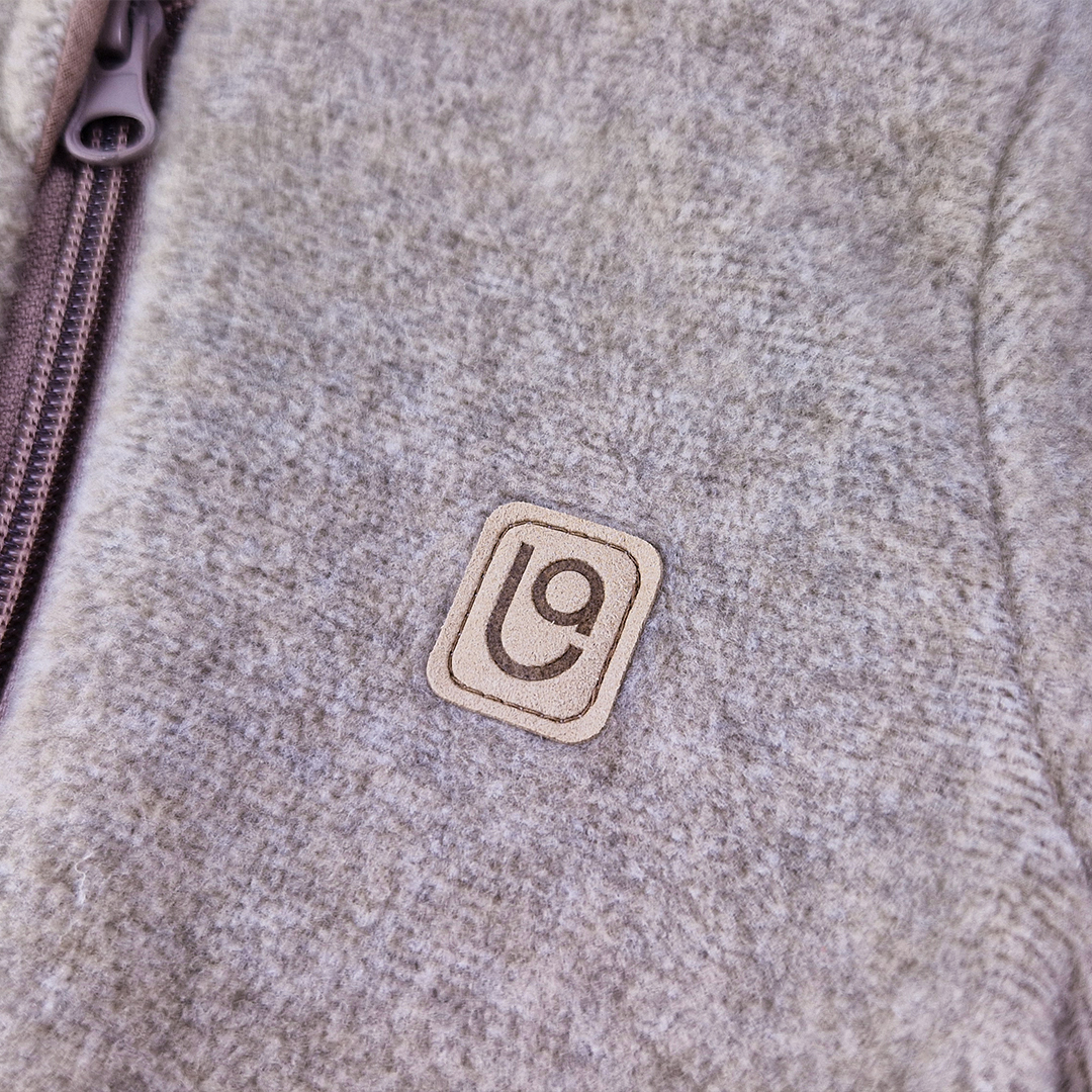 Overal FLEECE BAMBUS Outlast® - hnědý melír/oříšková 98