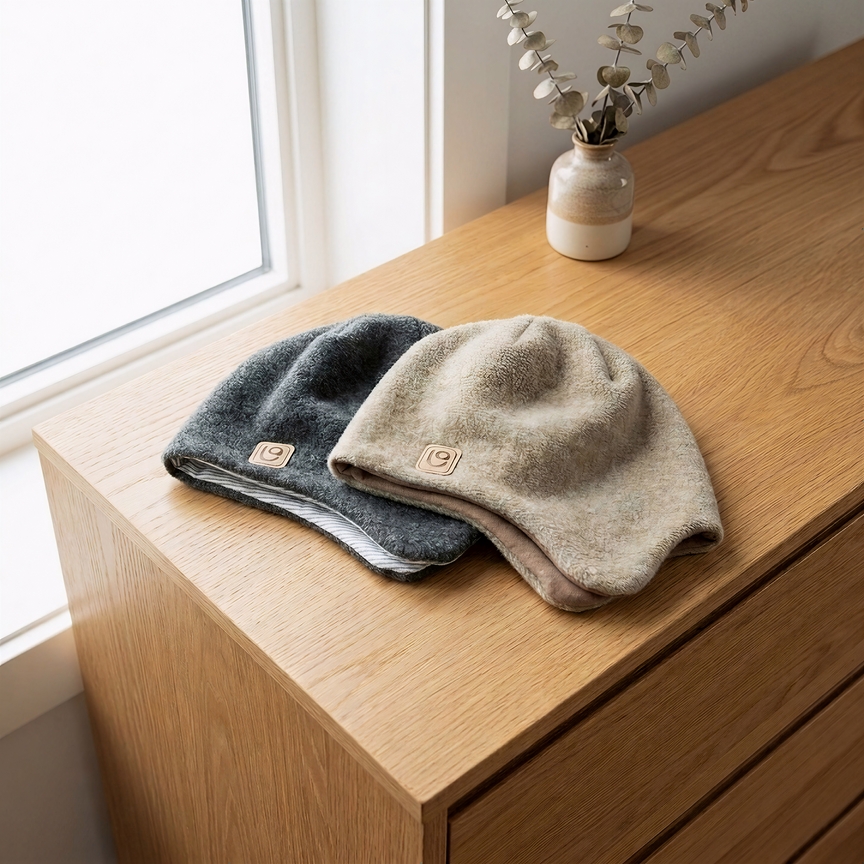 Čepice laponka FLEECE BAMBUS Outlast ® - hnědý melír/oříšková 6 | 54-57 cm