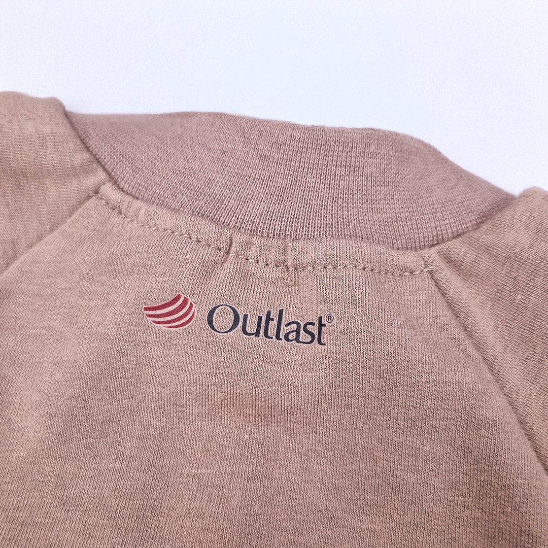 Mikina smyk rozepínací Outlast® - oříšková 104