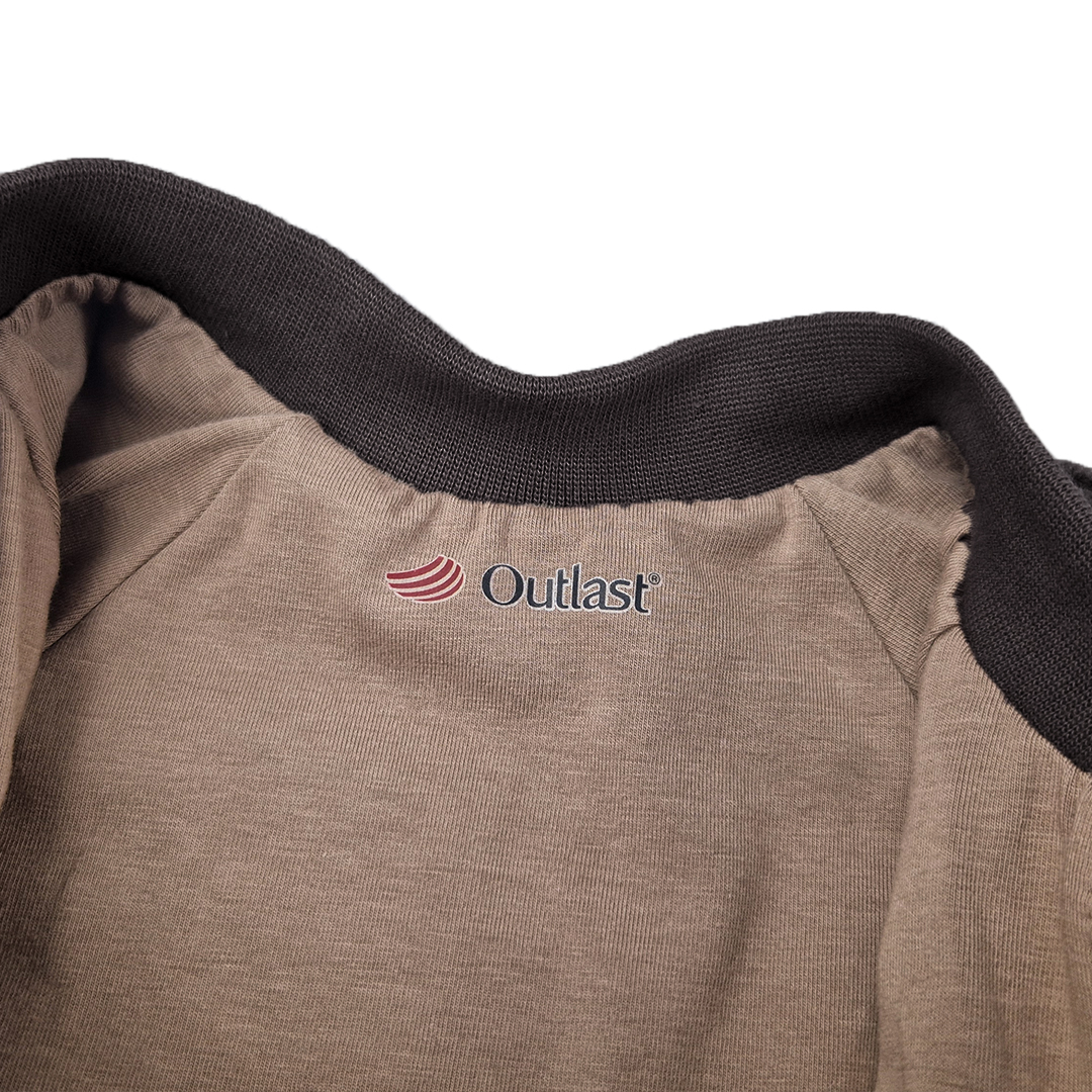 Kabátek podšitý manšestr Outlast® - hnědá 80