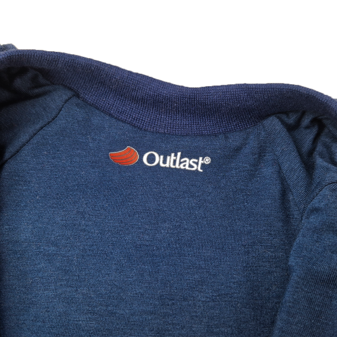 Kabátek podšitý manšestr Outlast® - tm.modrá 80