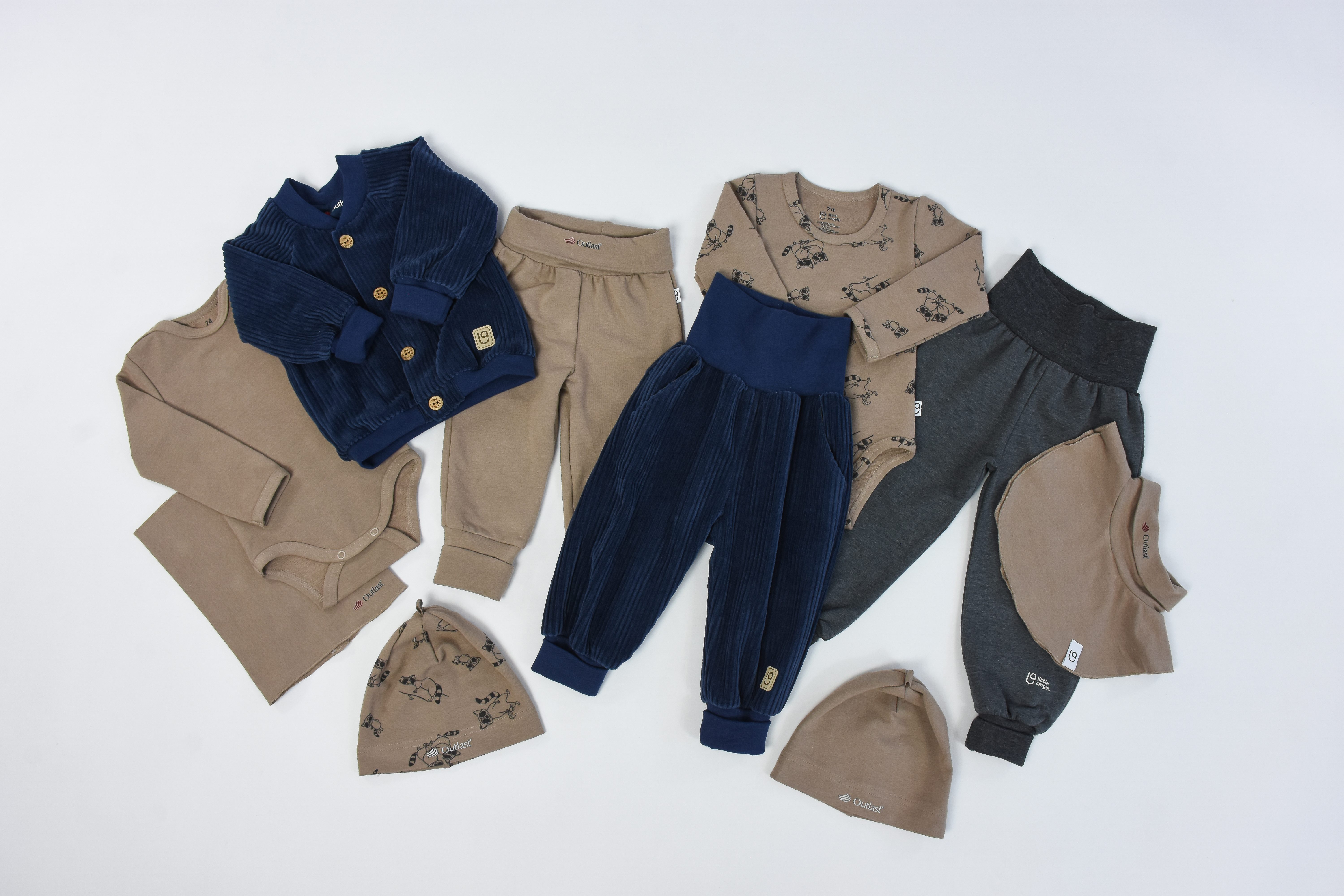 Kalhoty manšestr lem - tm.modrá 80