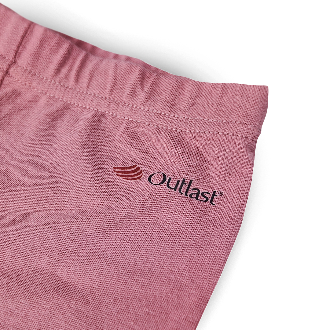 Souprava tenká dívčí KR Outlast® - bílá čmeláci/tm.starorůžová 92