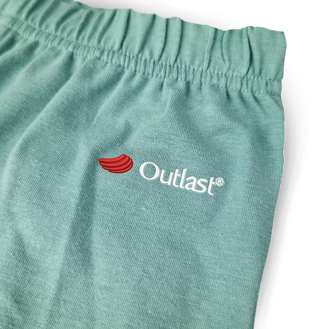 Souprava tenká chlapecká KR Outlast® - bílá kostičky/tm.lišejník 92