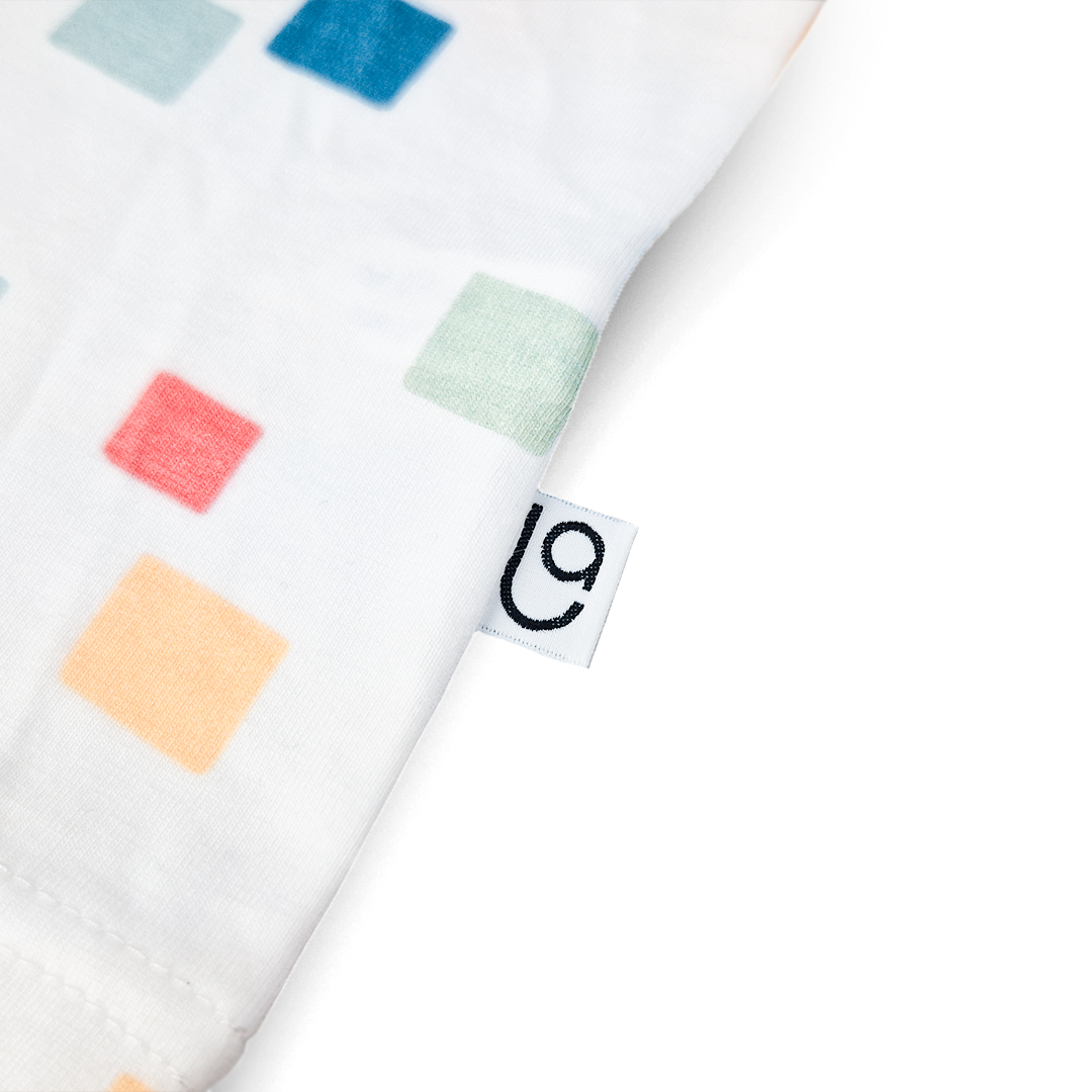 Souprava tenká chlapecká KR Outlast® - bílá kostičky/tm.lišejník 92