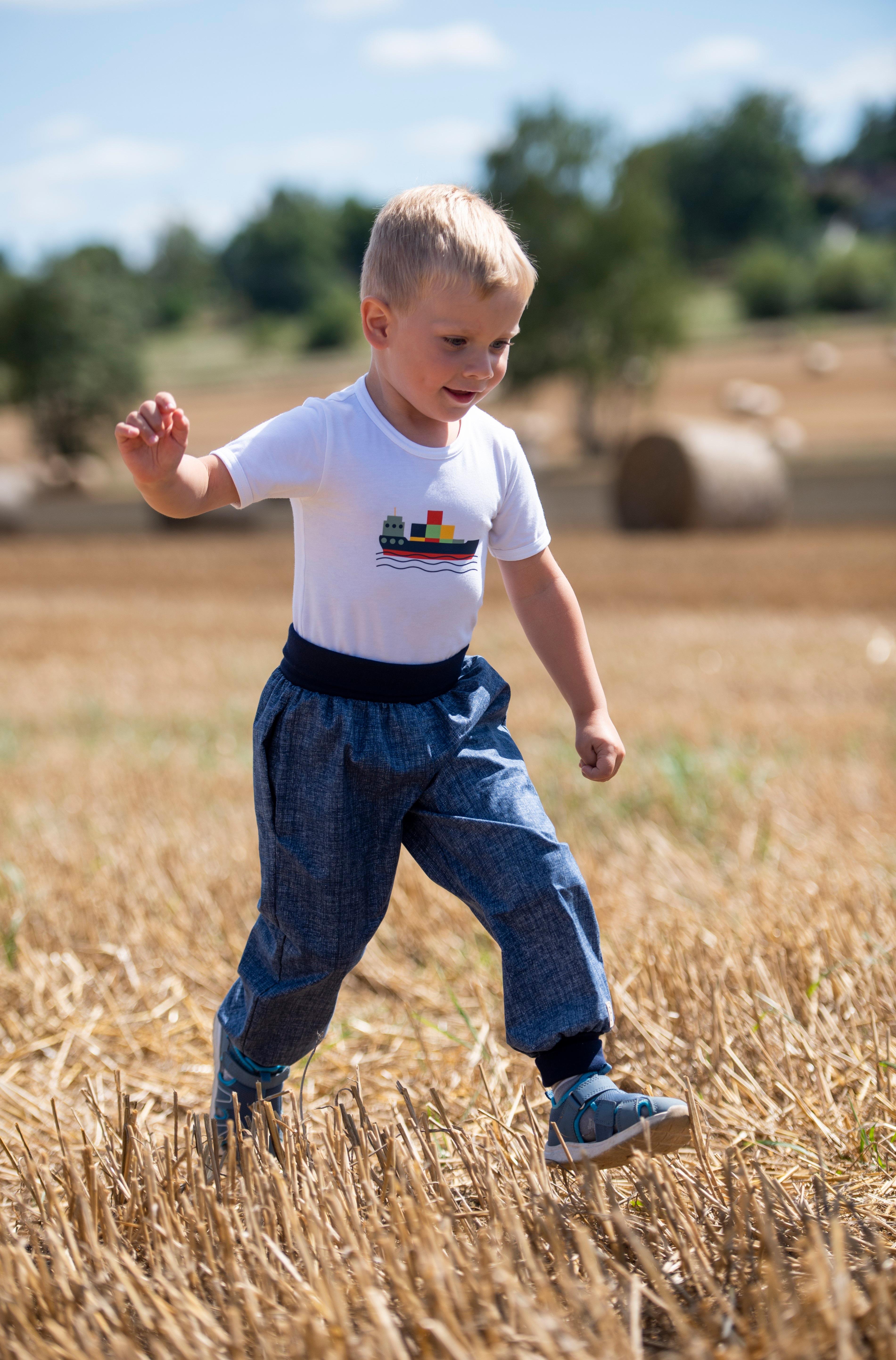 Kalhoty rostoucí - denim vzor 86