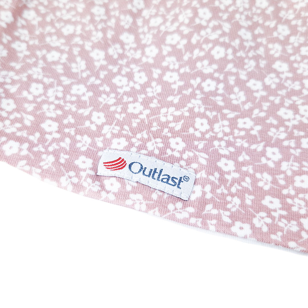 Kabátek podšitý Outlast® - starorůžová kvítka/bílá 68