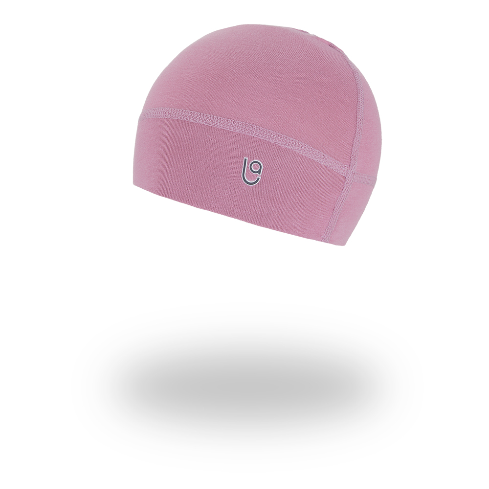 Čepice tenká plochý šev Outlast® - tm.starorůžová 0 | 33-35 cm