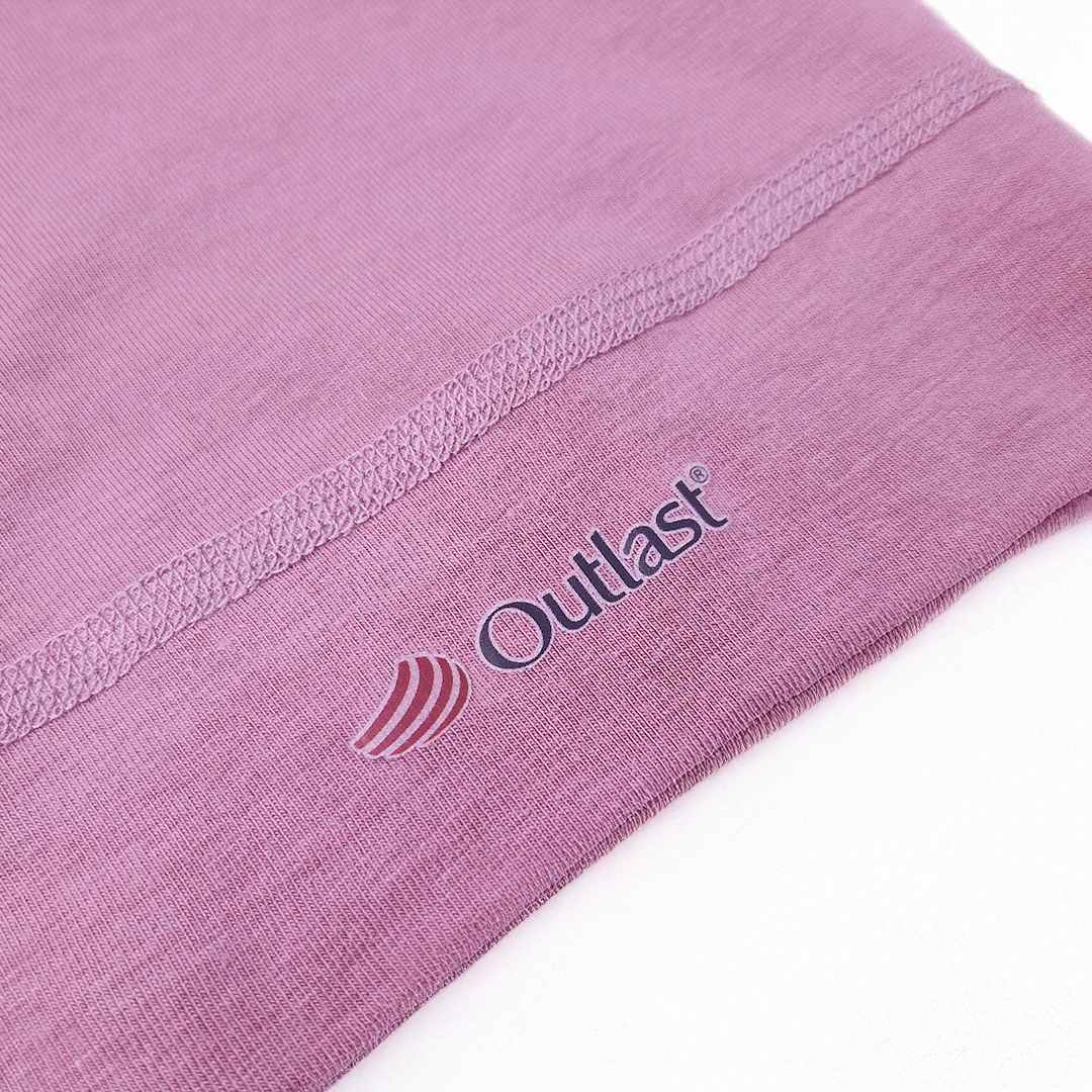 Čepice tenká plochý šev Outlast® - tm.starorůžová 2 | 39-41 cm