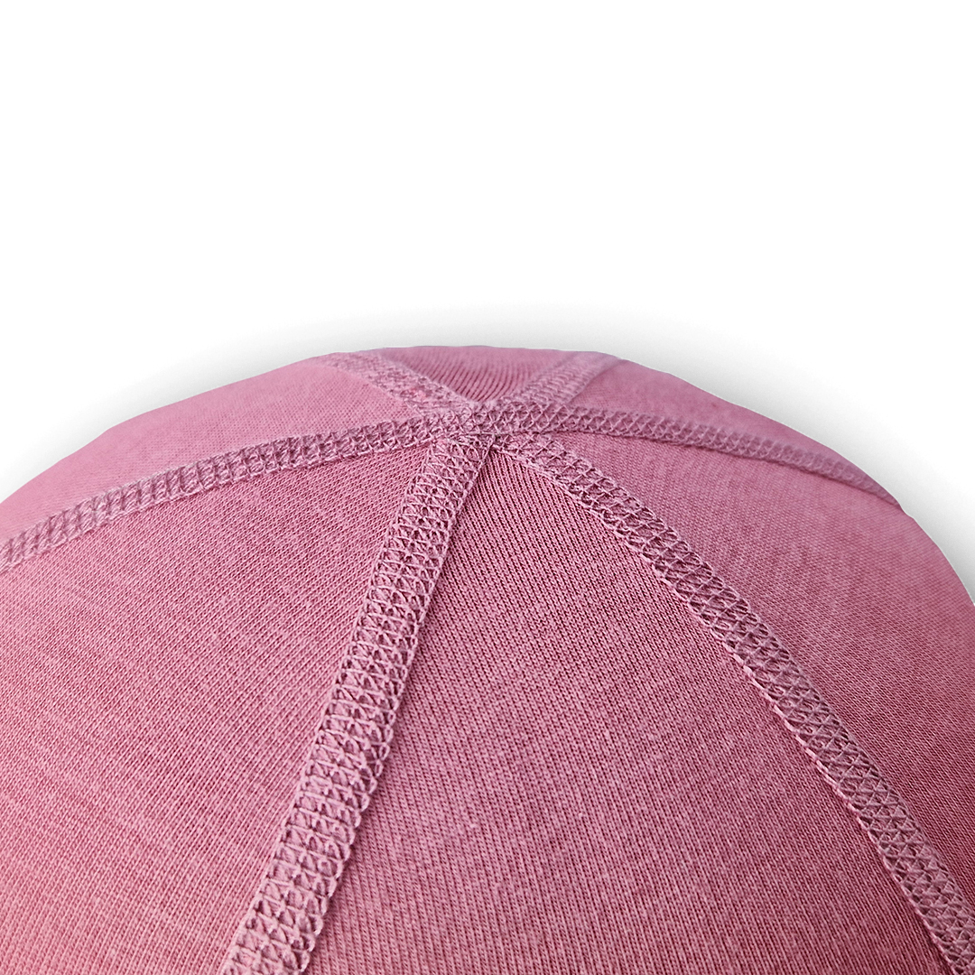 Čepice tenká zavazovací plochý šev Outlast® - tm.starorůžová 0 | 33-35 cm