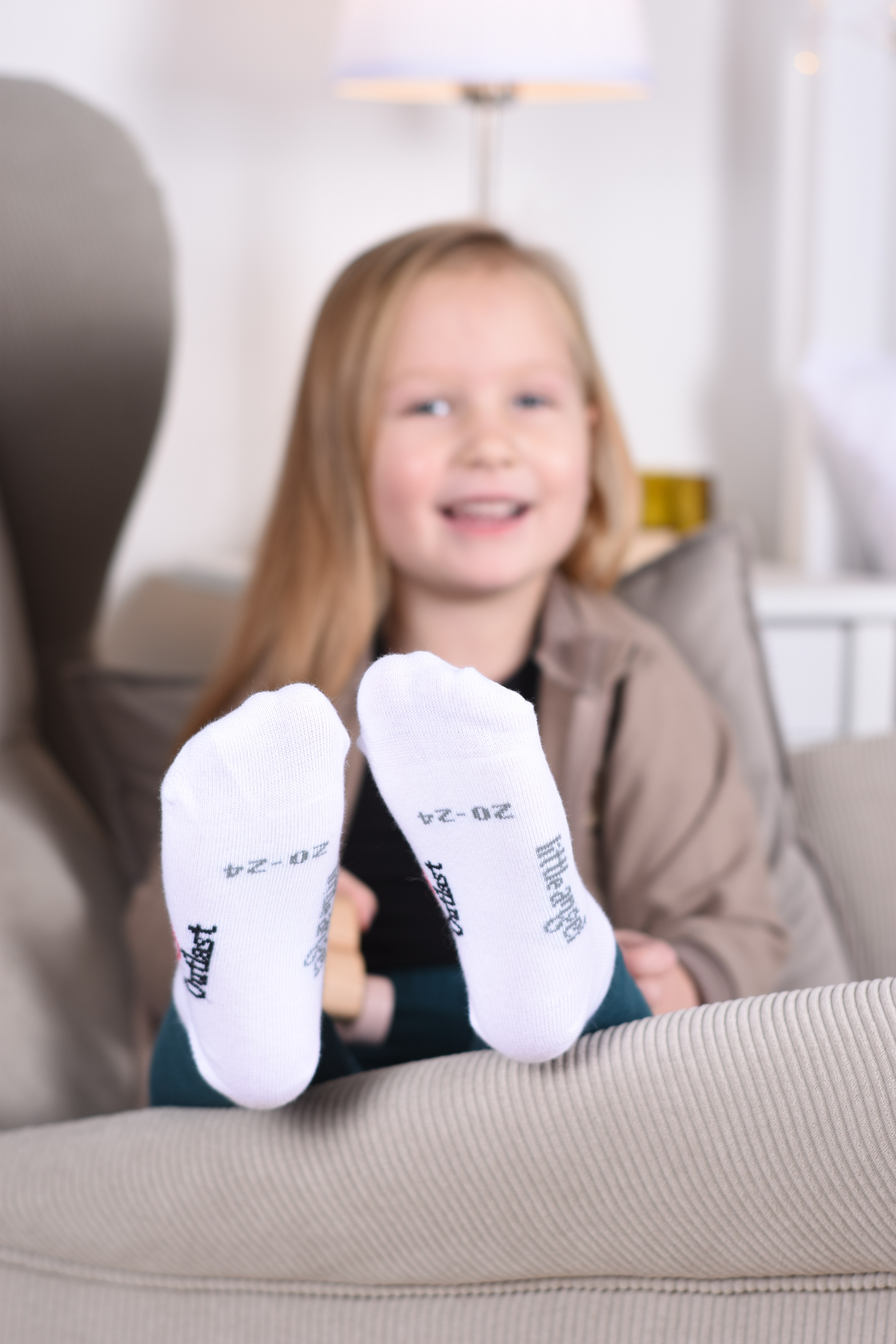 Ponožky dětské nízké Outlast® - bílá 20-24 | 14-16 cm