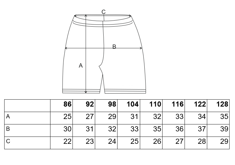 Kraťasy tenké Outlast® - černá 86