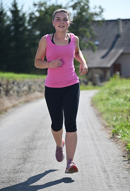 Tílko dámské tenké Outlast® - tm.růžová L