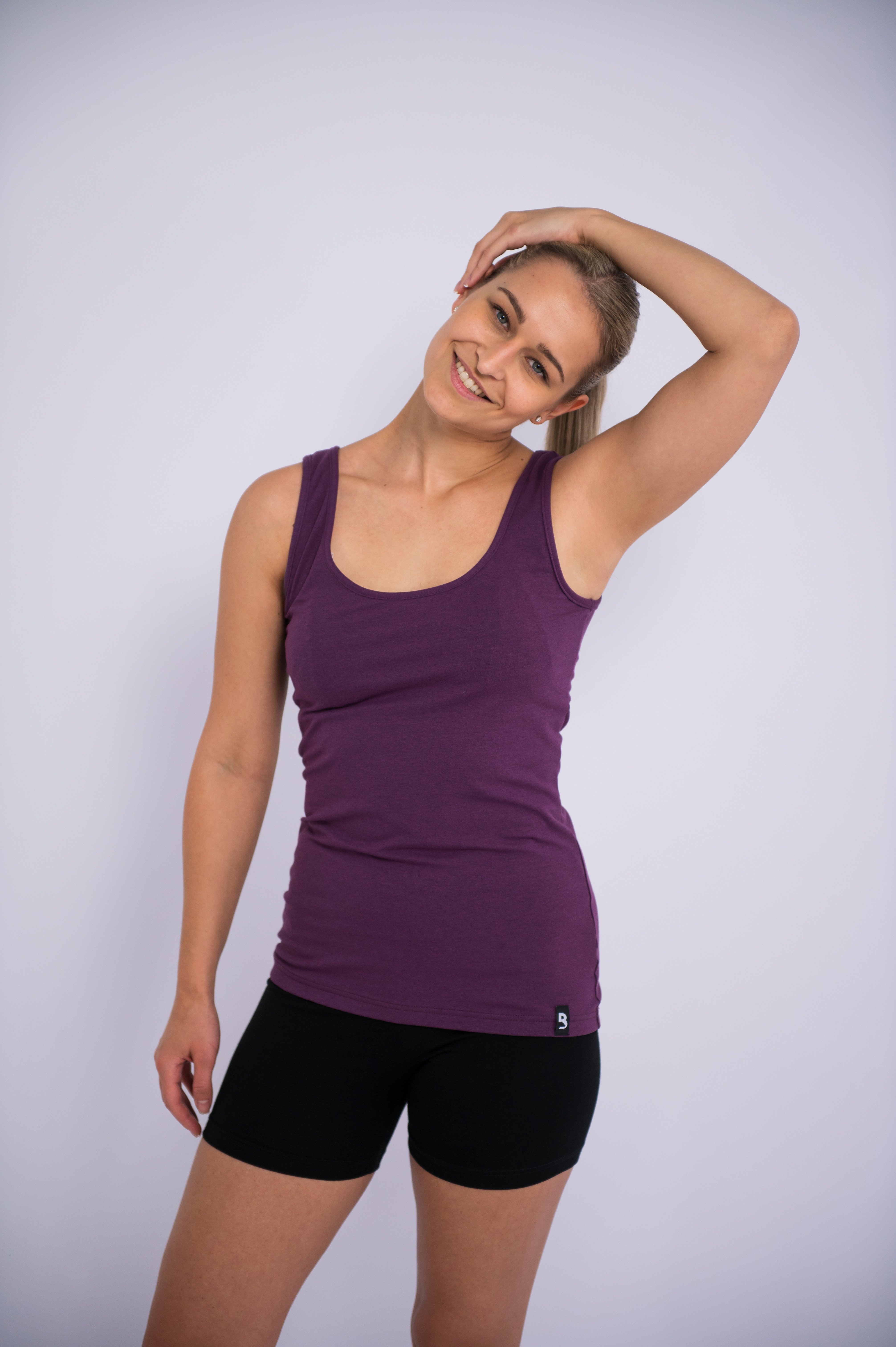 Tílko dámské tenké Outlast® - švestková M