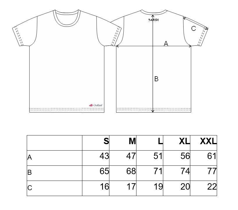 Tričko pánské KR tenké výstřih U Outlast® - skořicová XL