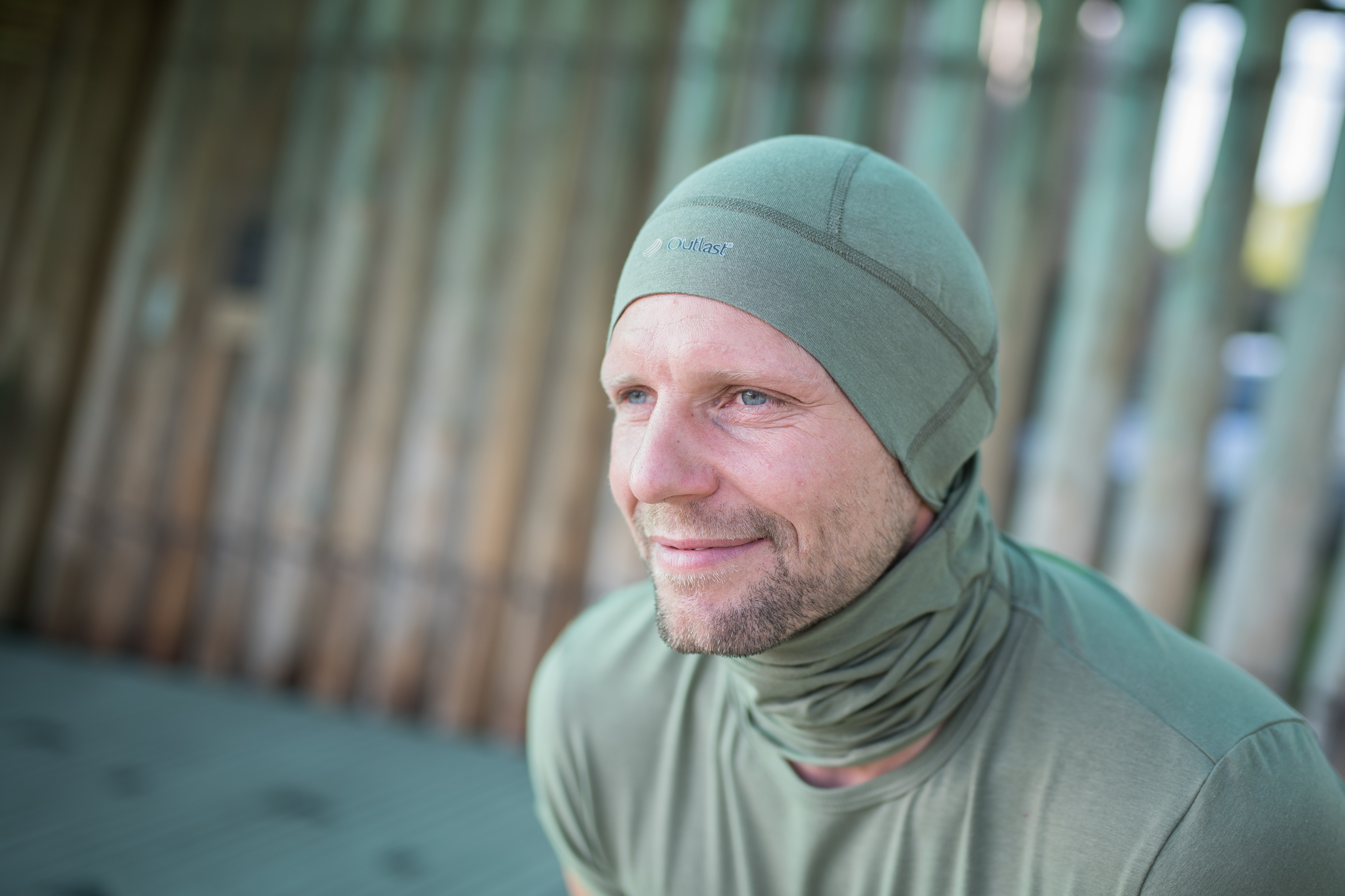 Nákrčník multifunkční tenký Outlast® - khaki