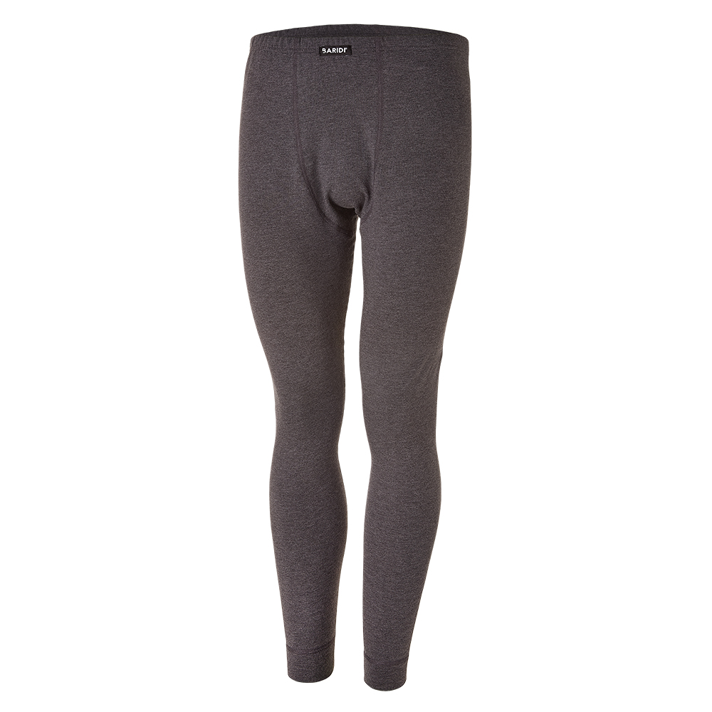 Spodky pánské tenké Outlast® - tm.šedý melír S