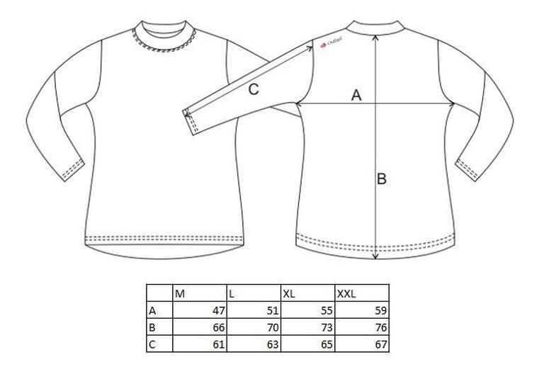 Tričko pánské DR tenké stojáček Outlast® - černá M