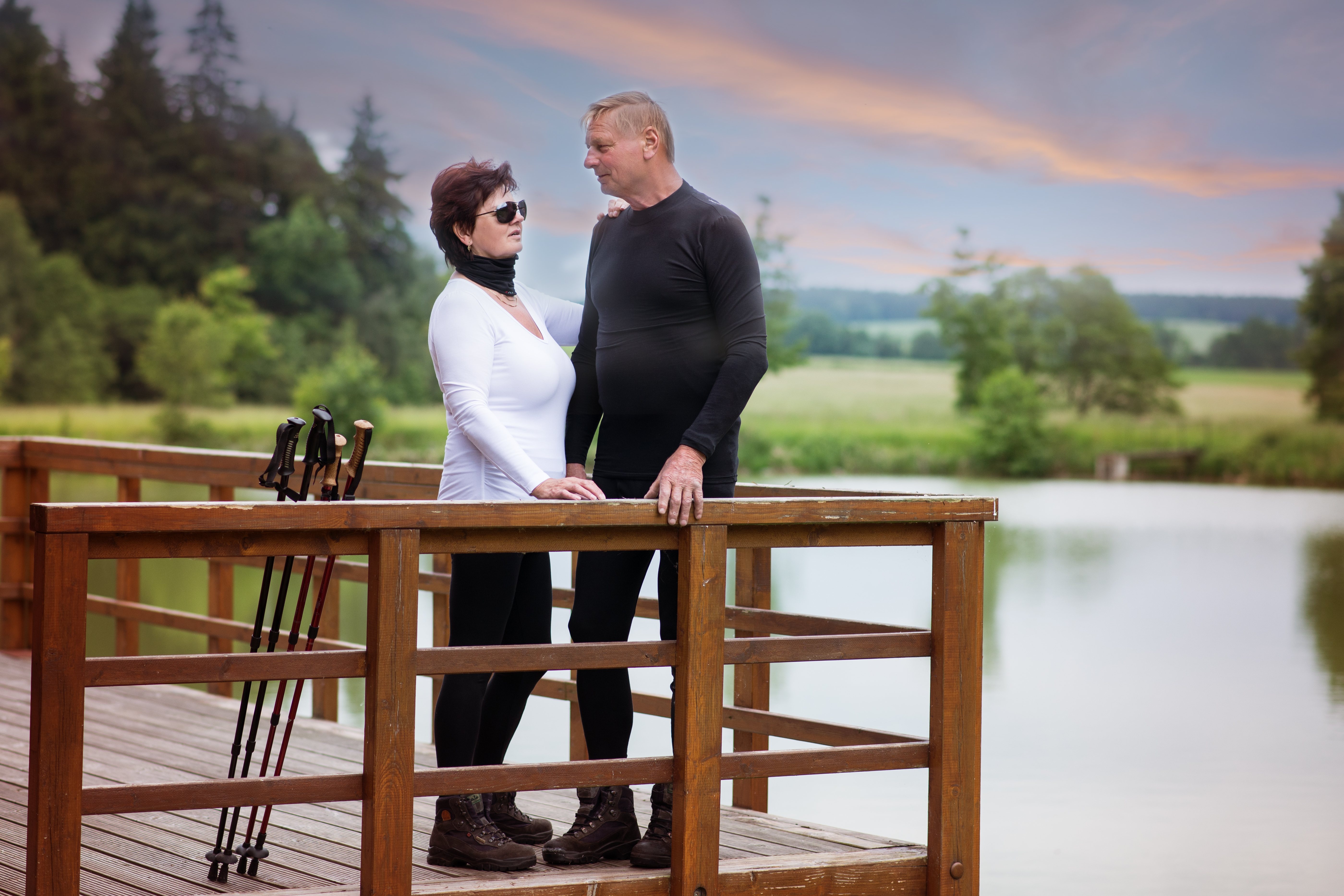 Tričko pánské DR tenké stojáček Outlast® - černá M