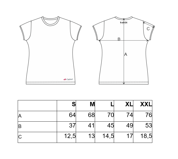 Tričko dámské KR tenké výstřih U Outlast® - šedý melír M