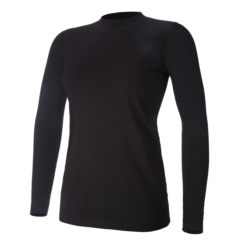 Tričko dámské DR tenké stojáček Outlast® - černá S