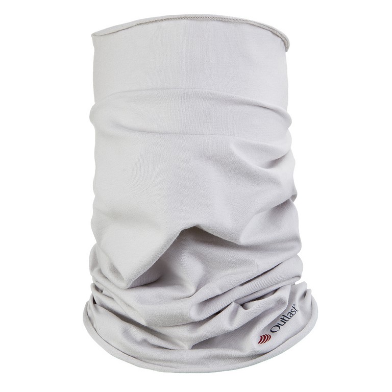 Set nákrčník multifunkční tenký Outlast® - sv.šedá/černá UNI