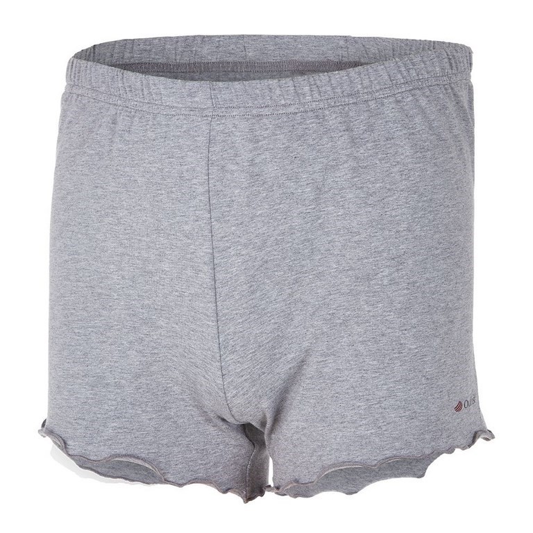 Souprava dámská Outlast® - pruh bílošedý melír/šedý melír M