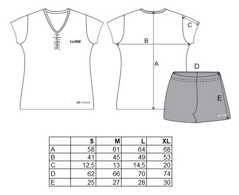 Souprava dámská Outlast® - bílá/černá S