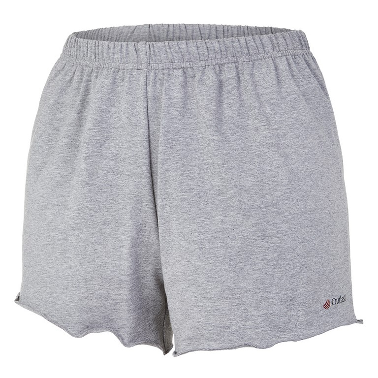 Souprava dámská Outlast® - pruh broskvový/šedý melír S