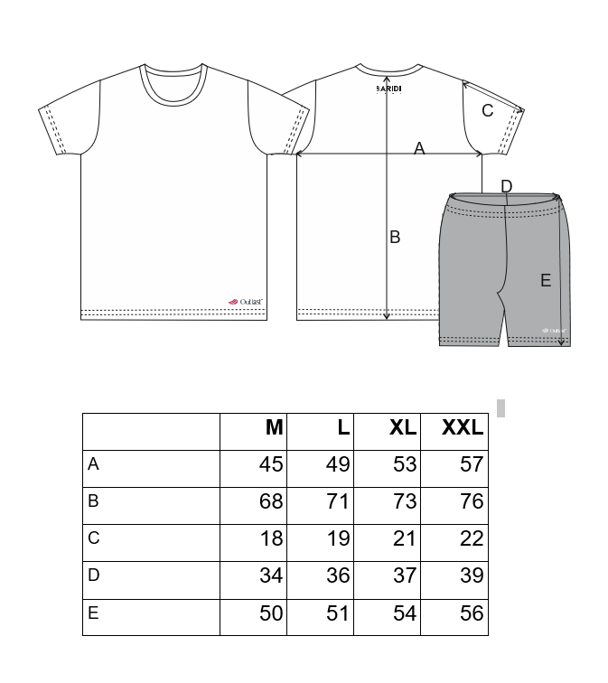 Souprava pánská Outlast® - šedý melír/denim L