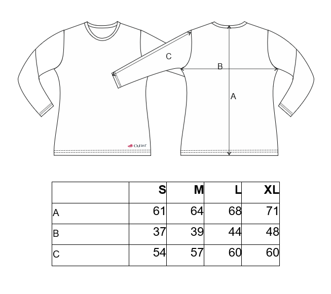 Tričko dámské DR smyk Outlast® - medová L