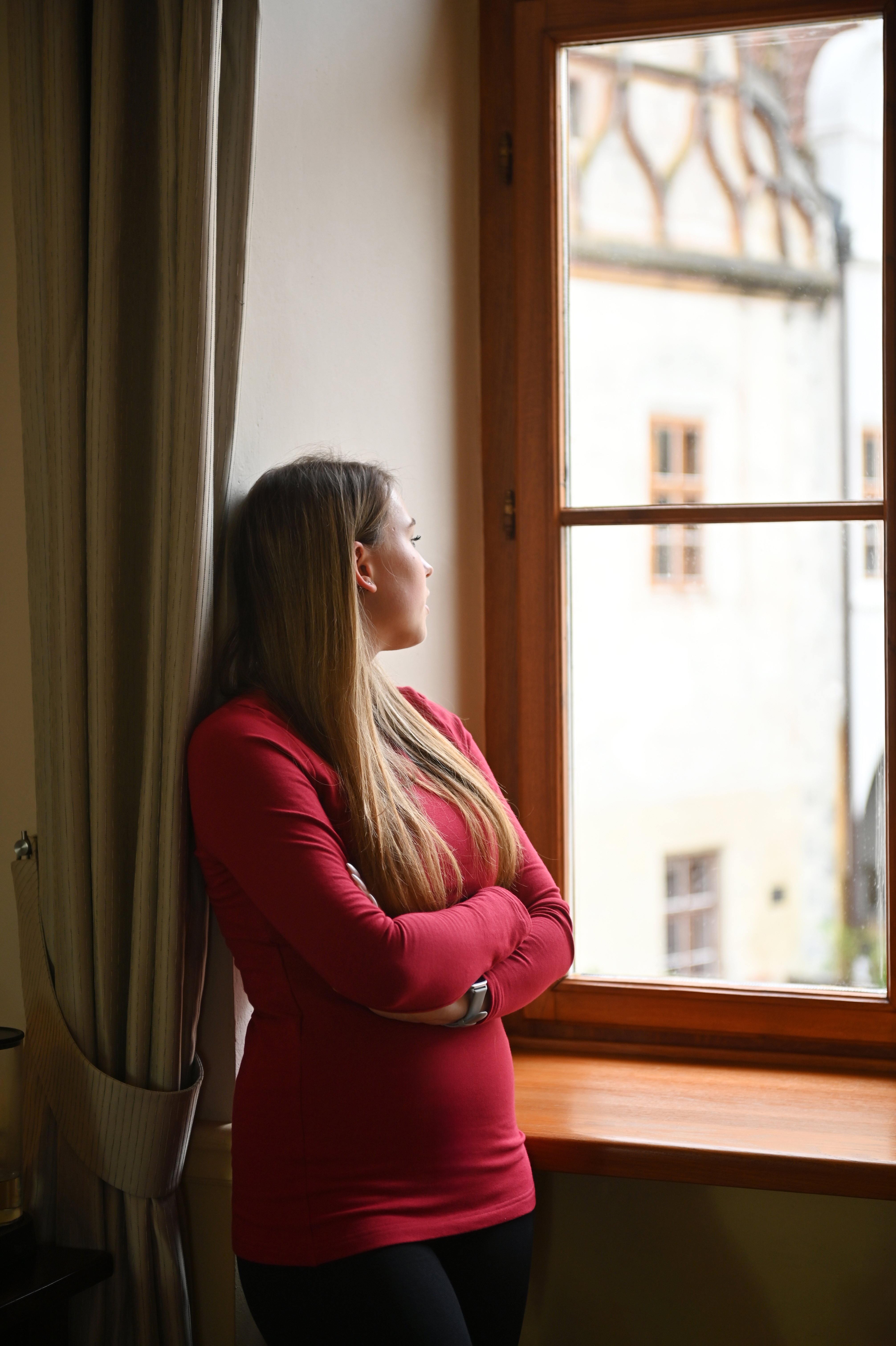 Tričko dámské DR smyk Outlast® - scarlet S