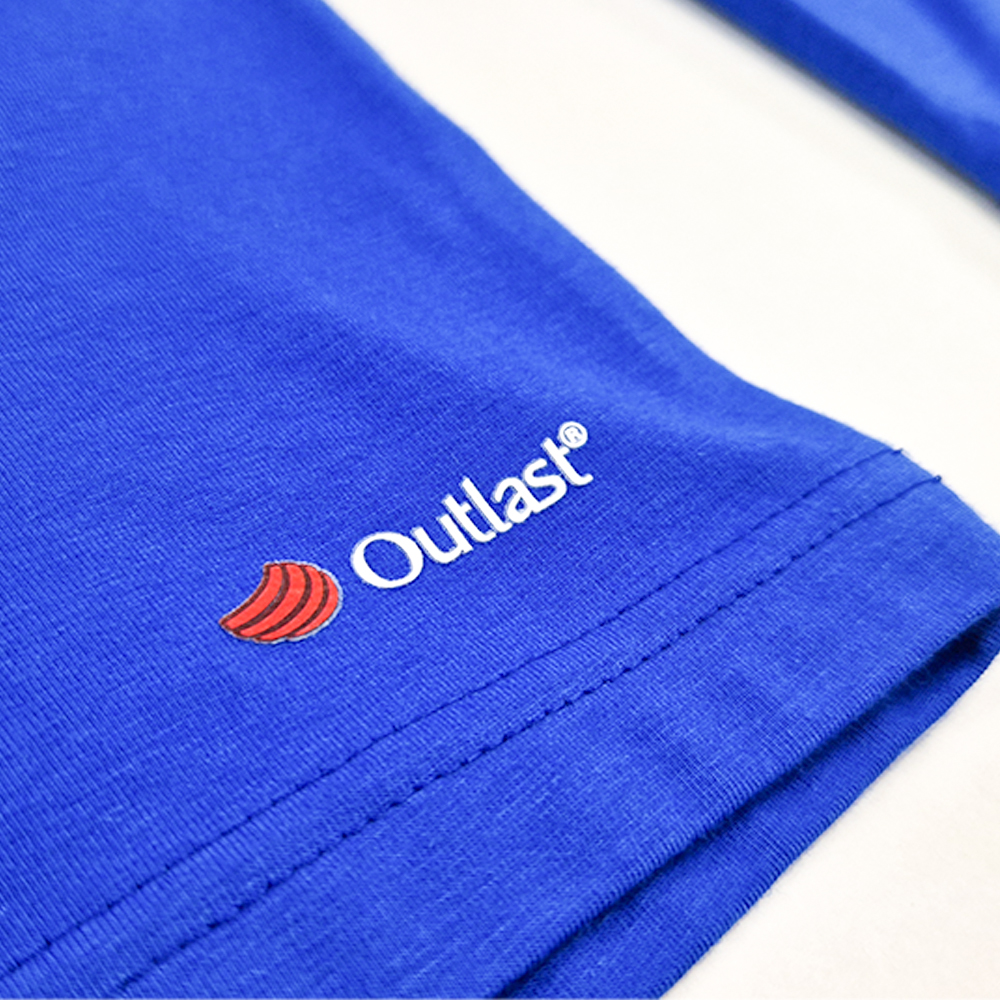 Tričko pánské DR tenké Outlast® - modrá royal M