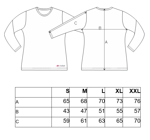 Tričko pánské DR tenké Outlast® - skořicová L